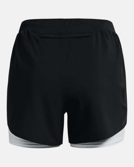 Women's UA Fly-By Elite 2-in-1 Shorts, Black, pdpMainDesktop image number 8